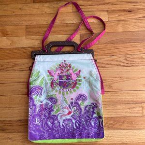 Vintage Diesel Shoulder Bag w handles   16" H x 13" W ,inside pockets